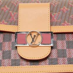 Pre Owned Louis Vuitton Rose Monogram LV Pop Canvas Dauphine MM Bag