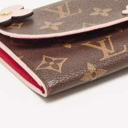 Louis Vuitton Monogram Canvas Emilie Bloom Flower Wallet 