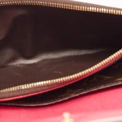 Louis Vuitton Monogram Canvas Emilie Bloom Flower Wallet 
