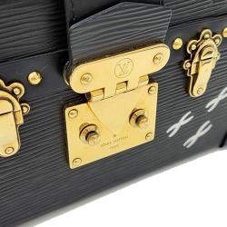 Pre Owned Louis Vuitton Epi Petite Malle M59179 Bag