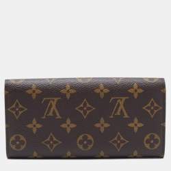 Louis Vuitton Green Monogram Canvas Emilie Wallet