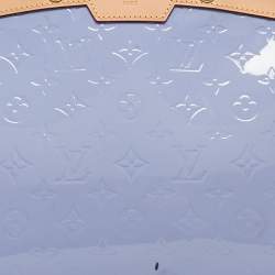 Pre Owned Louis Vuitton Lilac Monogram Vernis Brea MM Bag