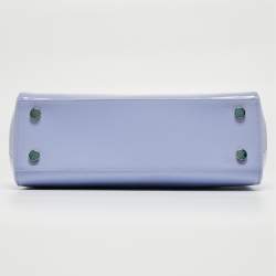 Pre Owned Louis Vuitton Lilac Monogram Vernis Brea MM Bag