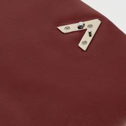 Pre Owned Louis Vuitton Bordeaux Malletage Leather GO-14 PM Bag