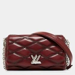 Louis Vuitton Bordeaux Malletage Leather GO-14 PM Bag Louis Vuitton