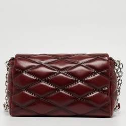 Pre Owned Louis Vuitton Bordeaux Malletage Leather GO-14 PM Bag
