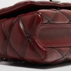 Pre Owned Louis Vuitton Bordeaux Malletage Leather GO-14 PM Bag