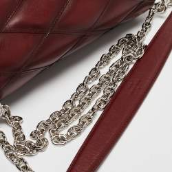 Pre Owned Louis Vuitton Bordeaux Malletage Leather GO-14 PM Bag