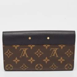 Louis Vuitton Black Monogram Canvas Pallas Wallet