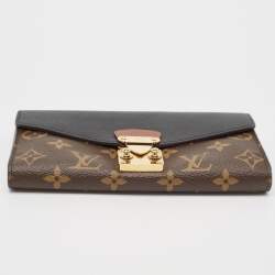Louis Vuitton Black Monogram Canvas Pallas Wallet