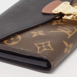 Louis Vuitton Black Monogram Canvas Pallas Wallet