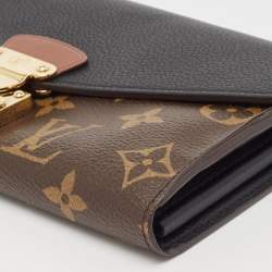 Louis Vuitton Black Monogram Canvas Pallas Wallet