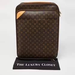 Pre Owned Louis Vuitton Monogram Canvas Business Pegase Legere 55 Luggage