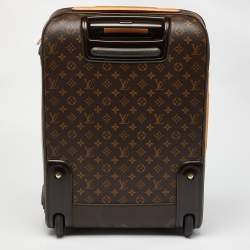 Pre Owned Louis Vuitton Monogram Canvas Business Pegase Legere 55 Luggage