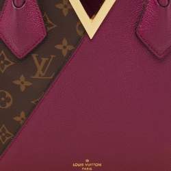 Pre Owned Louis Vuitton Aurore Monogram Canvas and Leather Kimono MM Bag