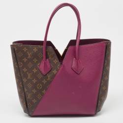 Pre Owned Louis Vuitton Aurore Monogram Canvas and Leather Kimono MM Bag
