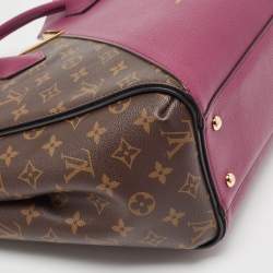 Pre Owned Louis Vuitton Aurore Monogram Canvas and Leather Kimono MM Bag