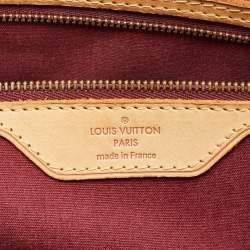 Pre Owned Louis Vuitton Amarante Monogram Vernis Brea GM Bag