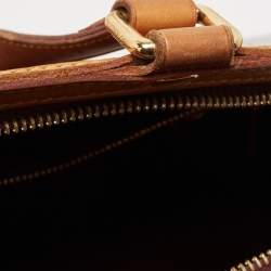 Pre Owned Louis Vuitton Amarante Monogram Vernis Brea GM Bag