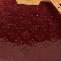 Pre Owned Louis Vuitton Amarante Monogram Vernis Brea GM Bag
