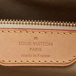 Louis Vuitton Blanc Corail Monogram Vernis Brea GM Bag