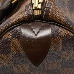 Louis Vuitton Damier Ebene Canvas Speedy 35 Bag