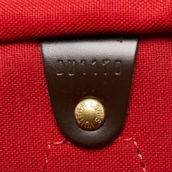 Louis Vuitton Damier Ebene Canvas Speedy 35 Bag