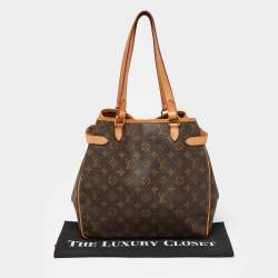 Pre Owned Louis Vuitton Monogram Canvas Batignolles Vertical Bag