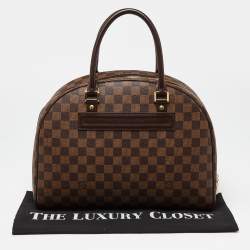 Pre Owned Louis Vuitton Damier Ebene Canvas Nolita Bag