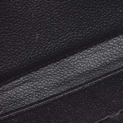 Louis Vuitton Black Monogram Empreinte Leather Zippy Wallet