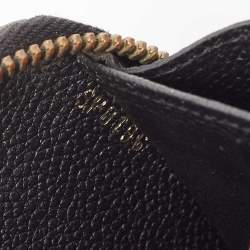 Louis Vuitton Black Monogram Empreinte Leather Zippy Wallet