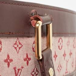 Pre Owned Louis Vuitton Pink Monogram Mini Lin Lucille PM TST Bag