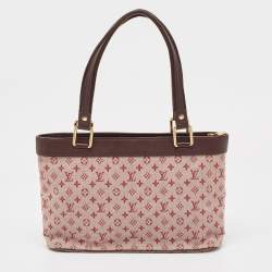 Pre Owned Louis Vuitton Pink Monogram Mini Lin Lucille PM TST Bag