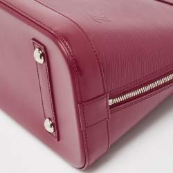 Pre Owned Louis Vuitton Fuchsia Epi Leather Alma PM Bag