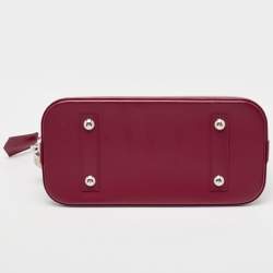 Pre Owned Louis Vuitton Fuchsia Epi Leather Alma PM Bag