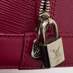 Pre Owned Louis Vuitton Fuchsia Epi Leather Alma PM Bag