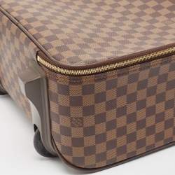Pre Owned Louis Vuitton Damier Ebene Canvas Pegase 45 Luggage