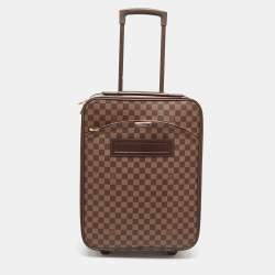 Pre Owned Louis Vuitton Damier Ebene Canvas Pegase 45 Luggage