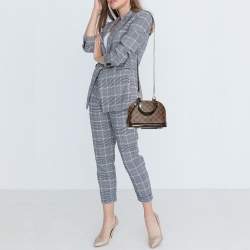 Pre Owned Louis Vuitton Damier Ebene Canvas Alma BB Bag
