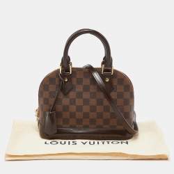 Pre Owned Louis Vuitton Damier Ebene Canvas Alma BB Bag