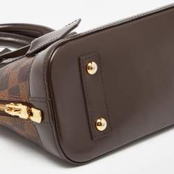 Pre Owned Louis Vuitton Damier Ebene Canvas Alma BB Bag