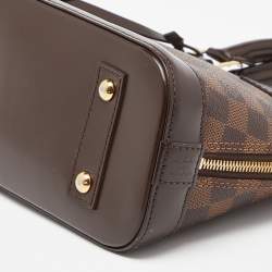 Pre Owned Louis Vuitton Damier Ebene Canvas Alma BB Bag