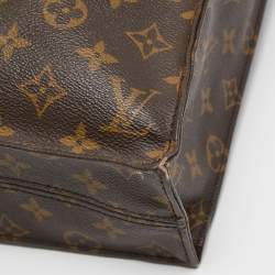 Pre Owned Louis Vuitton Monogram Canvas Sac Plat GM Bag
