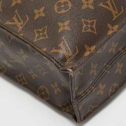 Pre Owned Louis Vuitton Monogram Canvas Sac Plat GM Bag