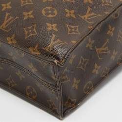 Pre Owned Louis Vuitton Monogram Canvas Sac Plat GM Bag