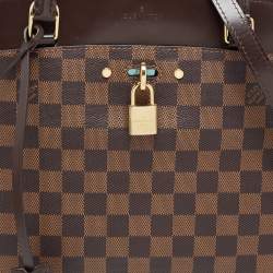 Pre Owned Louis Vuitton Damier Ebene Canvas Rivoli MM Bag