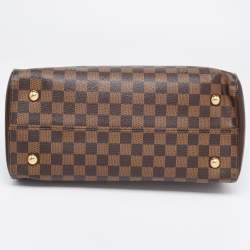 Pre Owned Louis Vuitton Damier Ebene Canvas Rivoli MM Bag
