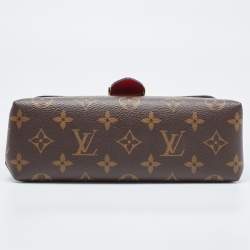 Pre Owned Louis Vuitton Coquelicot Monogram Canvas Locky BB Bag