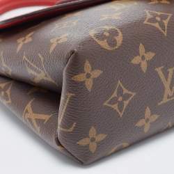 Pre Owned Louis Vuitton Coquelicot Monogram Canvas Locky BB Bag