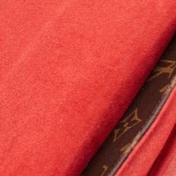 Pre Owned Louis Vuitton Coquelicot Monogram Canvas Locky BB Bag
